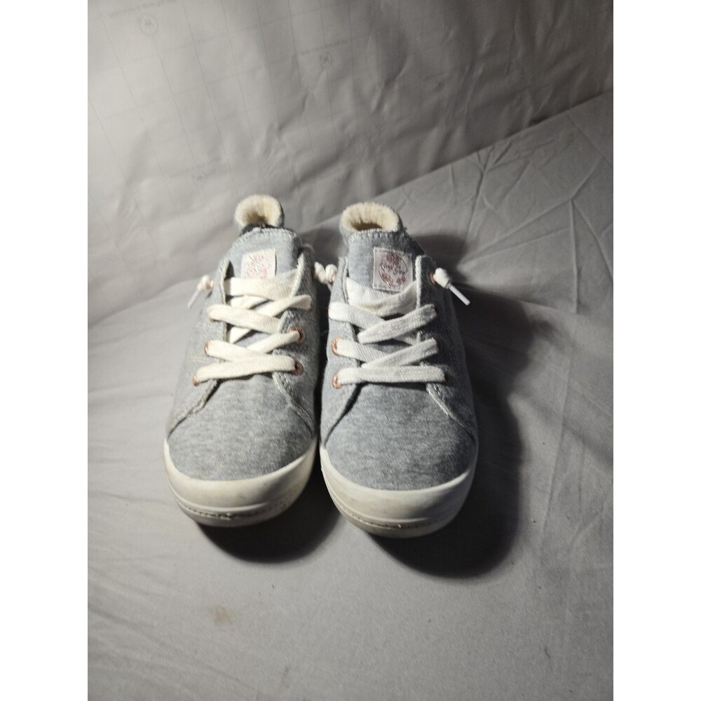 Roxy Women's Grey Slip-On Casual Shoes, Size 8